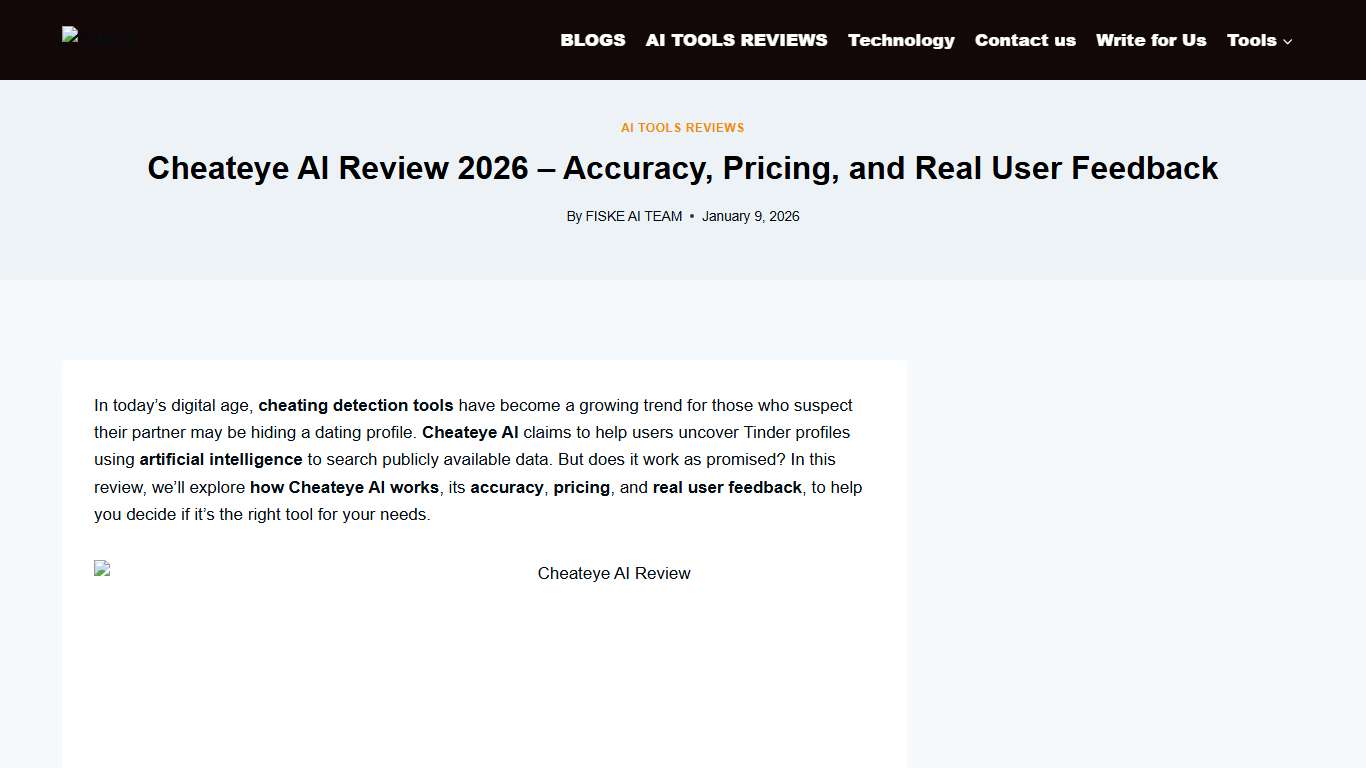 Cheateye AI Review 2026 – Accuracy, Pricing, and Real User Feedback